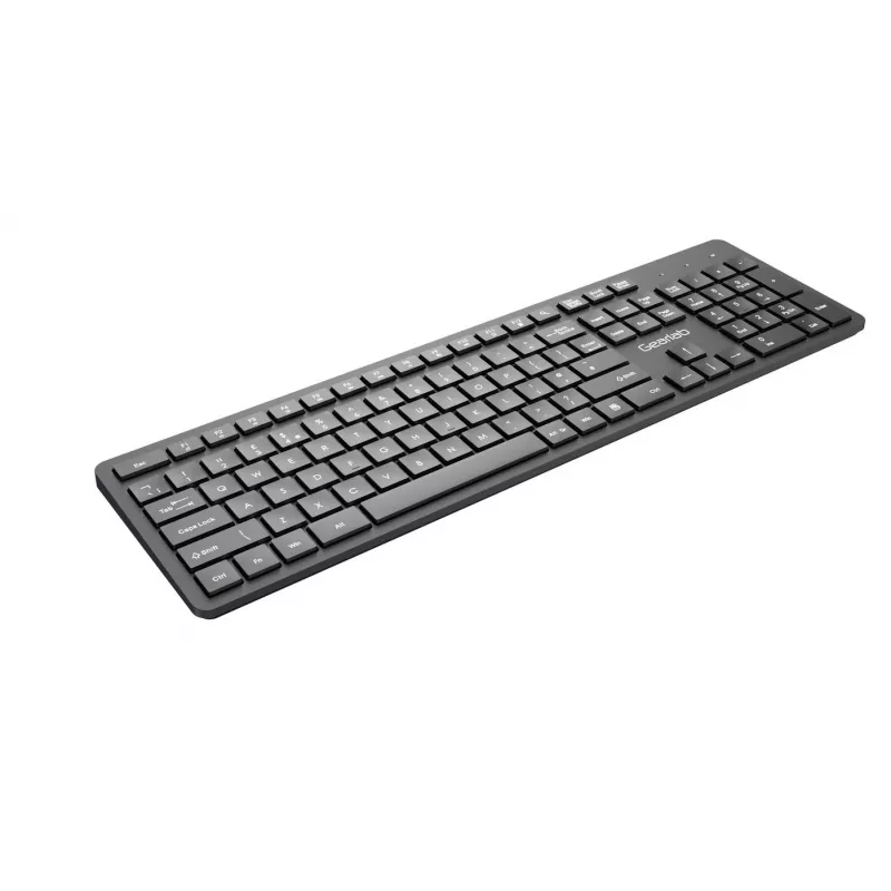 eSTUFF GLB211302 Teclado Office USB QWERTY UK English negro