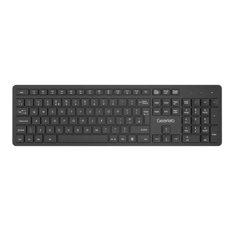 eSTUFF GLB211302 Teclado Office USB QWERTY UK English negro