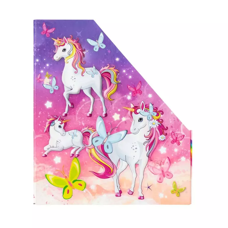 Revistero HERMA A4 unicornio diseño robusto para casa y oficina