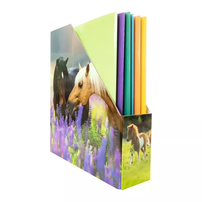 Revistero Herma A4 Pferdewiese diseño elegante de pradera de caballos