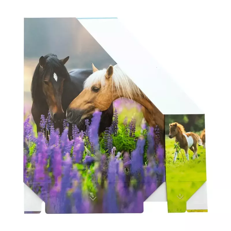 Revistero Herma A4 Pferdewiese diseño elegante de pradera de caballos
