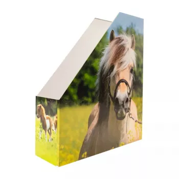 Revistero Herma A4 Pferdewiese diseño elegante de pradera de caballos