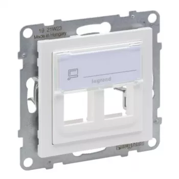 Legrand 765602 Placa de pared/tapa de interruptor blanca