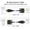 ACT AK3734 Adaptador de cable de vídeo 1 m HDMI Type-A (estándar) DVI-D negro