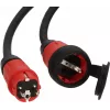 Alargador de corriente Brennenstuhl 9162250110 25m 1 toma AC interior exterior Negro Rojo