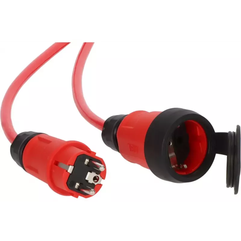 Alargador de corriente Brennenstuhl 9161100210 10m 1 salida AC exterior Naranja/Negro