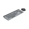 Hama WKM-750 set de teclado y ratón inalámbrico multidispositivo, LED, QWERTZ, negro