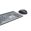 Hama WKM-750 set de teclado y ratón inalámbrico multidispositivo, LED, QWERTZ, negro