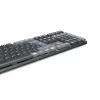 Hama WK-800 teclado mecánico inalámbrico multidispositivo, LED, QWERTZ, negro
