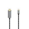 Cable HDMI Hama 00200509 1,5 m HDMI Type-A (estándar) USB Type-C negro