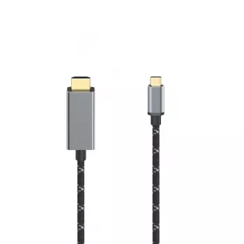Cable HDMI Hama 00200509 1,5 m HDMI Type-A (estándar) USB Type-C negro