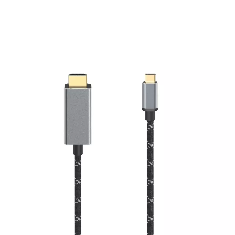 Cable HDMI Hama 00200509 1,5 m HDMI Type-A (estándar) USB Type-C negro