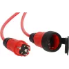 Alargador de corriente Brennenstuhl 9162100210 10 m 1 toma AC exterior Negro Naranja