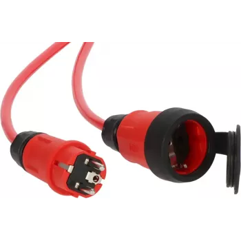 Alargador de corriente Brennenstuhl 9162100210 10 m 1 toma AC exterior Negro Naranja