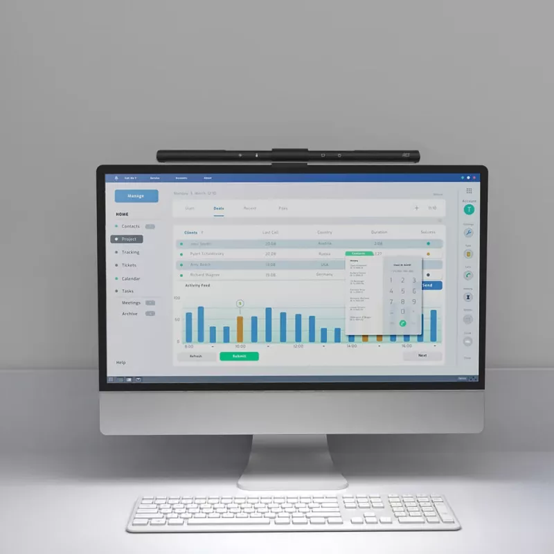 Barra de luz LED para monitor ACT AC8055 — lámpara de pantalla regulable alimentada por USB
