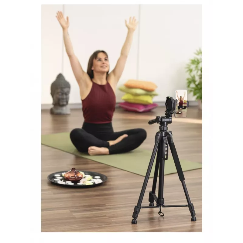 Trípode Hama Action Smart 153 3D para smartphone y cámara digital 3 patas negro