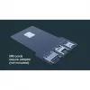 Lector de tarjetas de chip por contacto USB-C Manhattan con ranura microSD, conector macho USB Type-C a interfaz de lector por contacto y microSDXC, compatible con Windows, macOS y Linux, lee tarjetas SIM con adaptador, cable de 1 m, Negro, tres años de garantía
