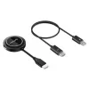 Kit de presentación inalámbrico HDMI 1080p Manhattan, set de 2 piezas con receptor HDMI y dongle transmisor HDMI para la transmisión inalámbrica de una señal de vídeo desde un portátil/tablet/smartphone a un televisor o proyector HDMI, Negro