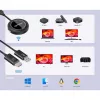 Kit de presentación inalámbrico HDMI 1080p Manhattan, set de 2 piezas con receptor HDMI y dongle transmisor HDMI para la transmisión inalámbrica de una señal de vídeo desde un portátil/tablet/smartphone a un televisor o proyector HDMI, Negro