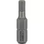 Bosch 2607001724 Punta hexagonal 4 mm, extra dura, C 6,3, 3 uds.