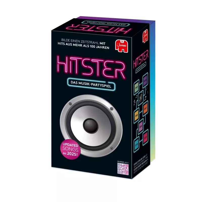 Jumbo Hitster (edición en alemán), juego de cartas, fiesta, 16 años, 30 min, 30 min