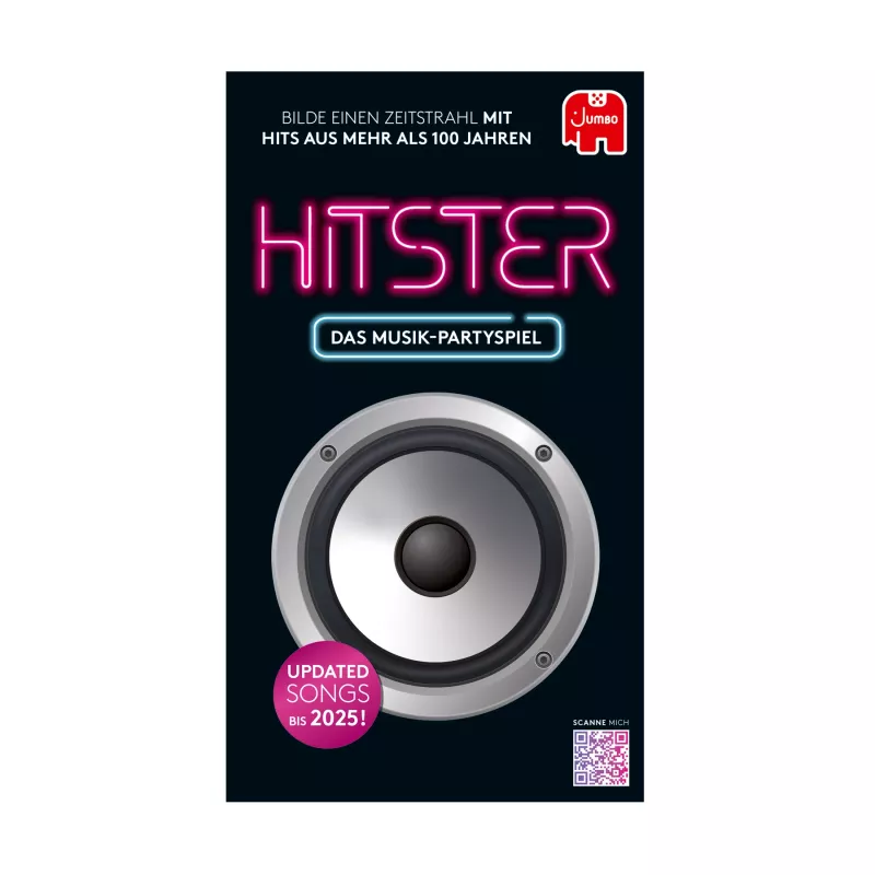 Jumbo Hitster (edición en alemán), juego de cartas, fiesta, 16 años, 30 min, 30 min