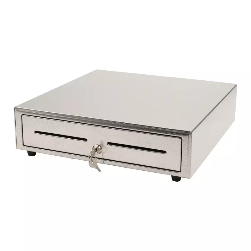 Olympia LD 410S cajón portamonedas manual, plateado