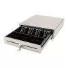 Olympia LD 410S cajón portamonedas manual, plateado