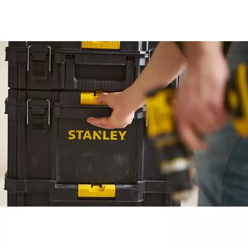 Maleta trolley Stanley STST83319-1 plástico negro amarillo