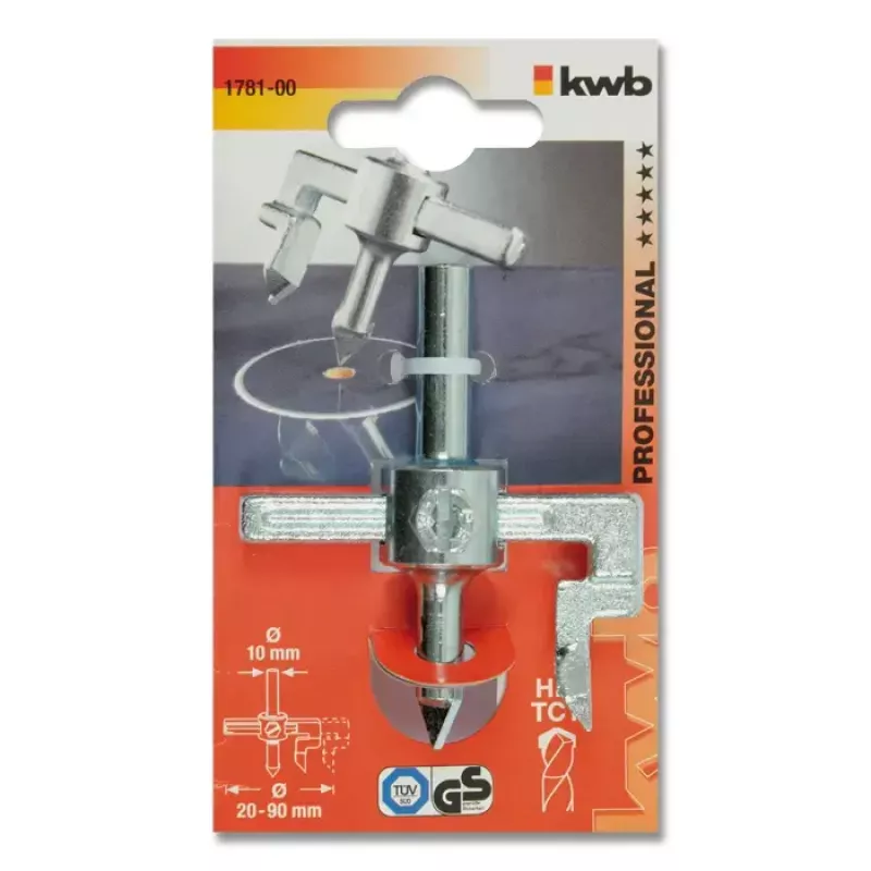Broca de corona KWB 178100 diámetro 9 cm