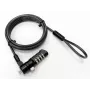 Candado de cable eSTUFF GLB220105-ITH, candado de combinación, negro, uso universal