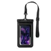 Funda universal impermeable para móvil LAUT POP AQUA IP68, negra – para smartphones