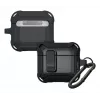 Funda protectora para AirPods 4 LAUT ZENTRY — policarbonato + TPU, negro