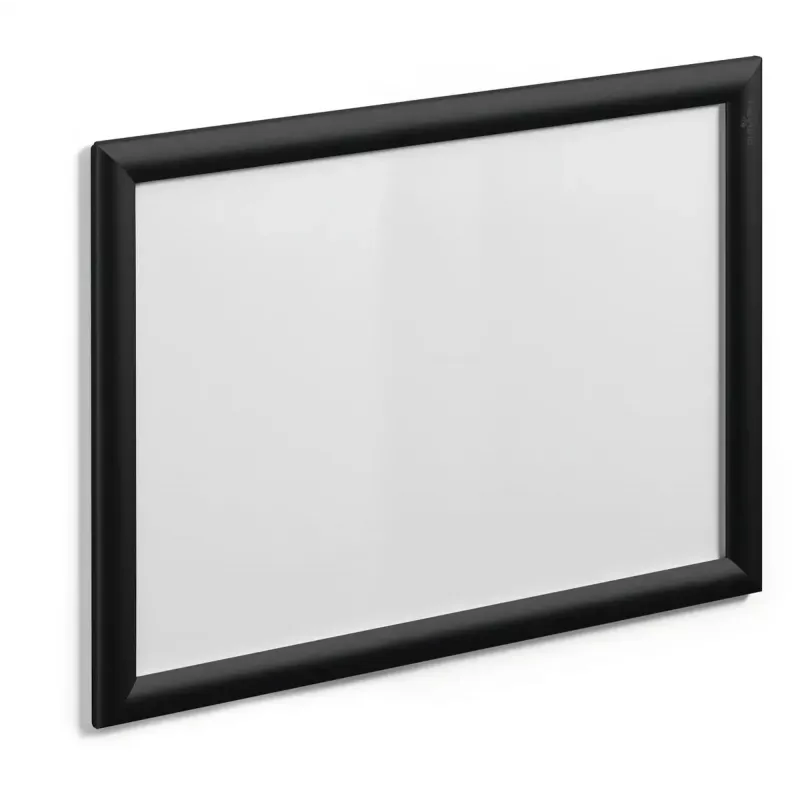 Marco de fotos Durable 479701 — marco individual de aluminio/plástico, negro, 327×451×12 mm