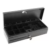 Cajón portamonedas electrónico Olympia HS-170 acero negro 460x170x100mm