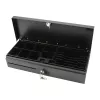 Cajón portamonedas electrónico Olympia HS-170 acero negro 460x170x100mm
