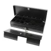 Cajón portamonedas electrónico Olympia HS-170 acero negro 460x170x100mm