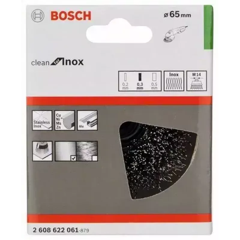 Bosch 2 608 622 061 cepillo de copa, metálico