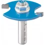 Fresa redonda KWB 754020 diámetro de vástago 8 mm