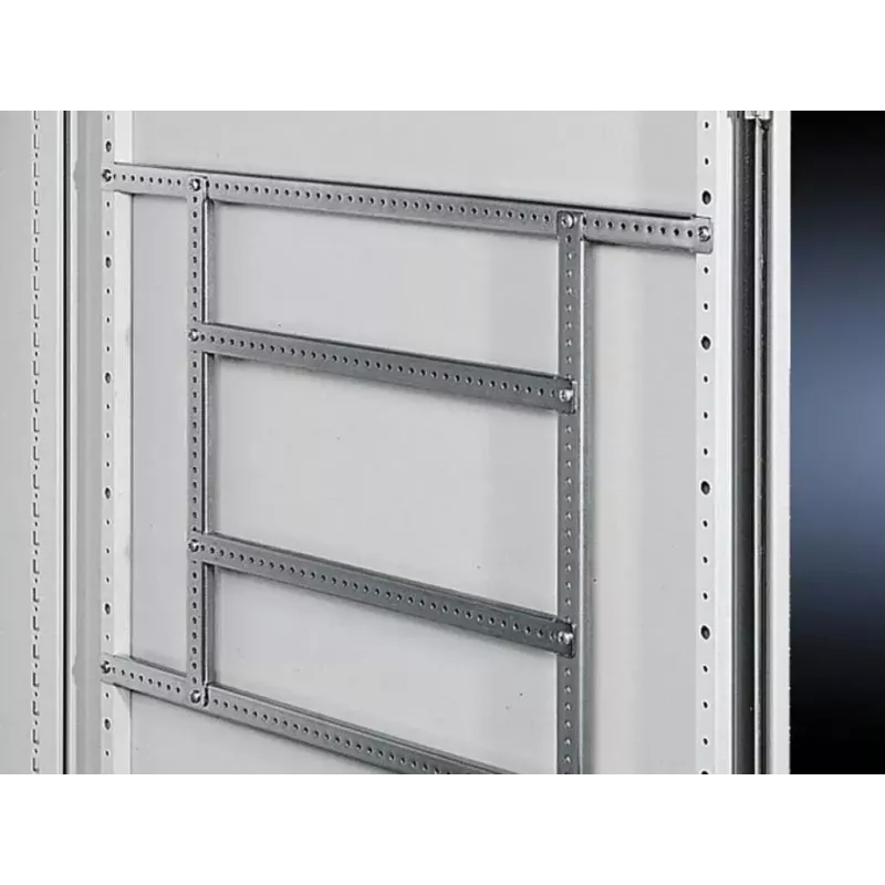 Accesorio para servidor/rack Rittal TS 4309.000 — carcasa de acero, plateado, profundidad 390 mm, compatible con TS/SE/CM/TP