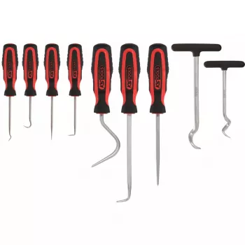 Punzón de trazar KS Tools 550.1070 punta mango negro-rojo