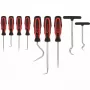 Punzón de trazar KS Tools 550.1070 punta mango negro-rojo