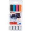 Rotulador para vidrio Edding 95 punta redonda negro azul naranja rosa