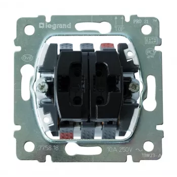 Legrand 775818 interruptor de luz plástico gris