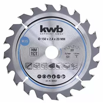 Disco de sierra circular KWB 583557 con plaquitas de metal duro 1 unidad