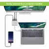 Dock para portátil/replicador de puertos Techly IADAP USB31-HDMIPTY cableado USB 3.2 Gen 1 (3.1 Gen 1) Type-C plateado