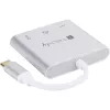 Dock para portátil/replicador de puertos Techly IADAP USB31-HDMIPTY cableado USB 3.2 Gen 1 (3.1 Gen 1) Type-C plateado