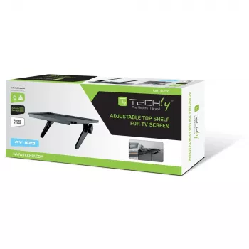 Estantería para equipos AV Techly ICA-DRS 902 negra plástico