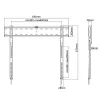 Soporte de pared para TV Techly ICA-PLB 736F 2,03 m (80