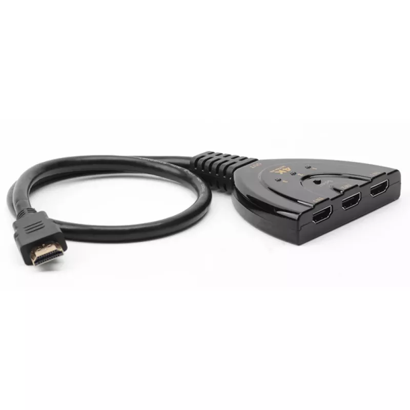 Conmutador de vídeo Techly IDATA HDMI-3F30
